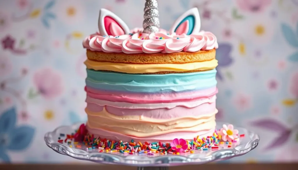 Quick and Easy Unicorn Cake Recipe: A Colorful Delight for Every Occasion 3 unicorn cake