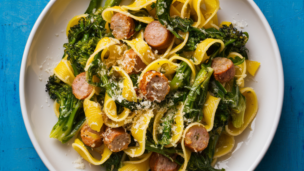 Campanelle Pasta Recipes : How to Make 3 Perfect Comfort Meals 4 Campanelle with Sausage and Broccoli Rabe