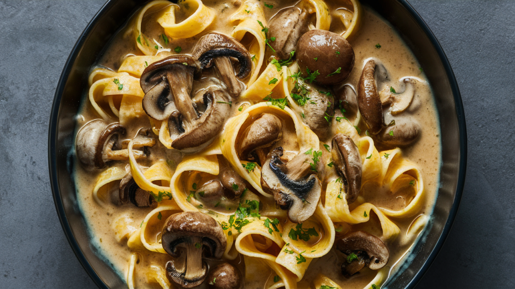 Campanelle Pasta Recipes : How to Make 3 Perfect Comfort Meals 3 Creamy Mushroom Campanelle Recipe