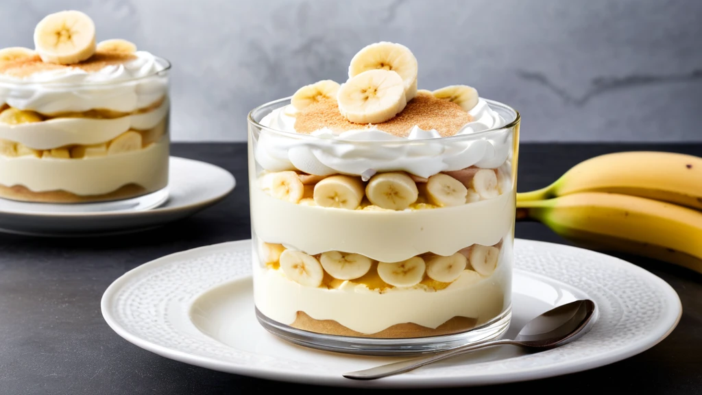 Delicious banana pudding with layers of vanilla wafers and fresh bananas