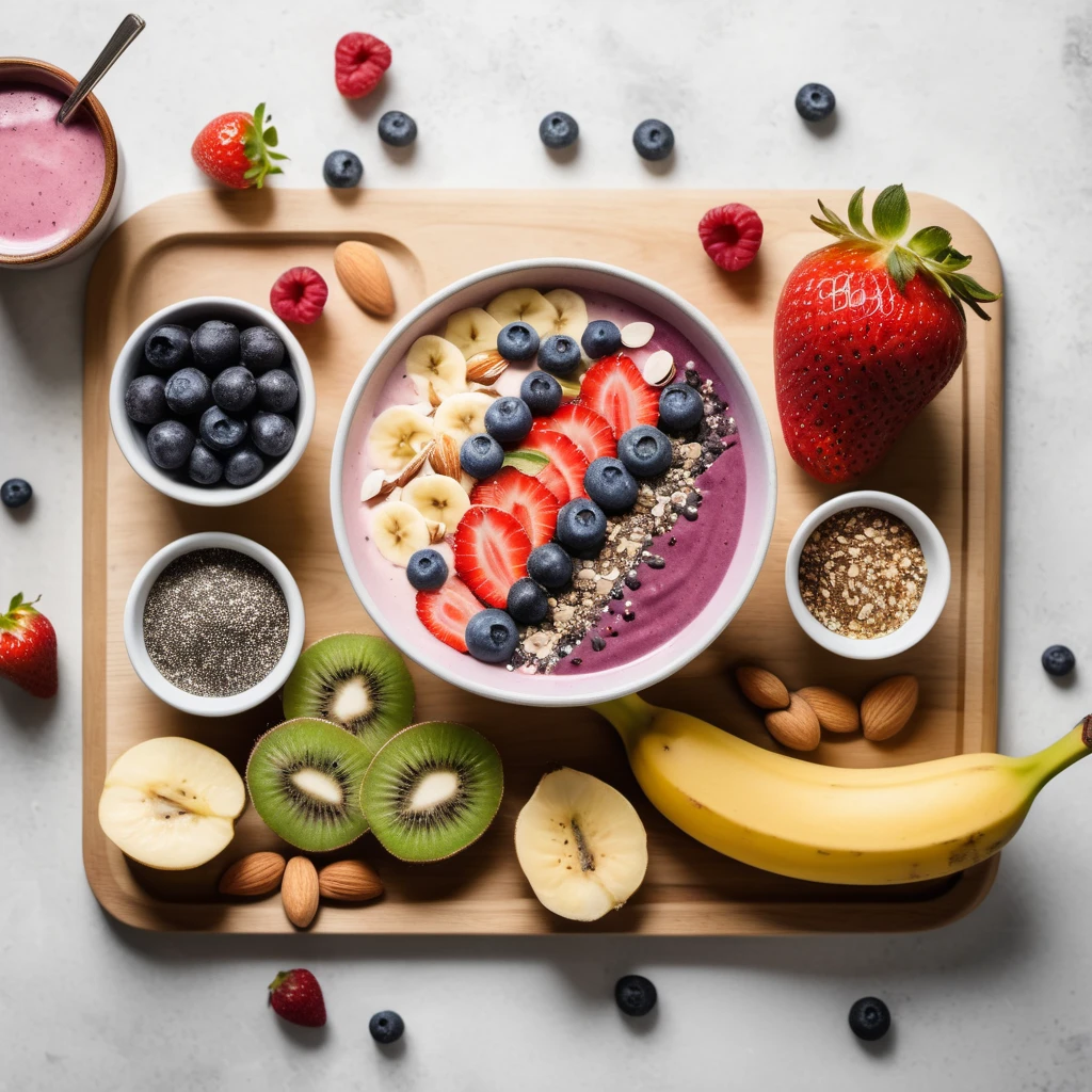 Berry Smoothie Bowl: How to make it in 10 Minutes 2 Fresh ingredients for making a berry smoothie bowl