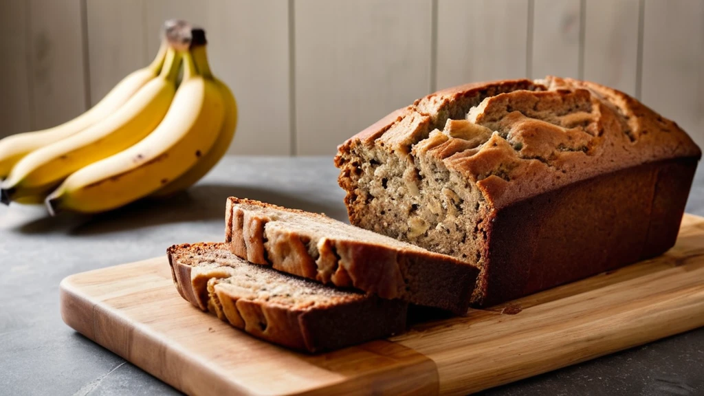 The Best Banana Bread Recipe – A moist and delicious homemade banana bread loaf.