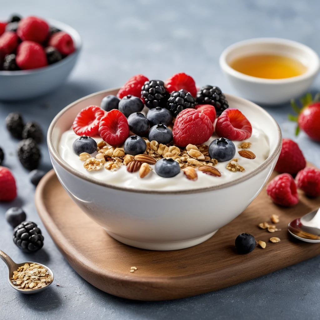 Why Greek Yogurt with Berries is the Perfect Breakfast 2 Greek Yogurt with Berries ingredients