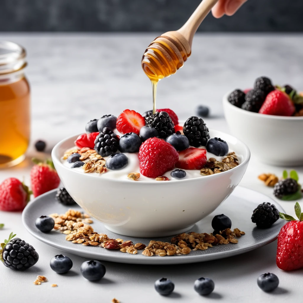 Why Greek Yogurt with Berries is the Perfect Breakfast 3 Greek Yogurt with Berries preparation