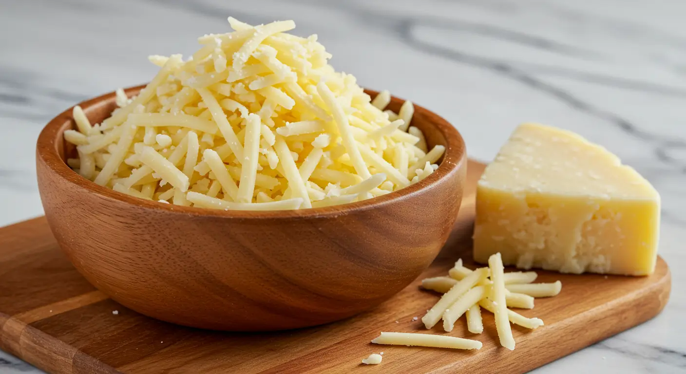 shredded provolone cheese featured