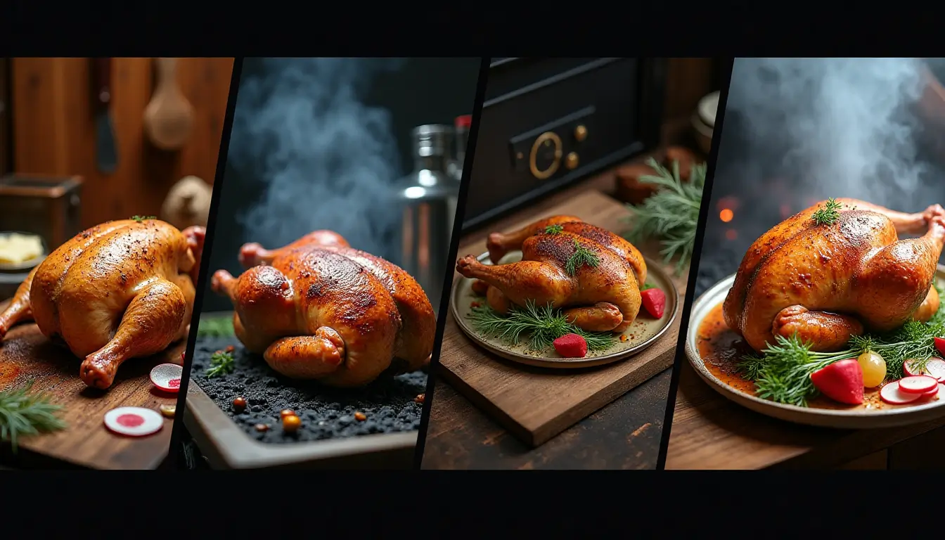 Step-by-step guide to making Smoked Chicken with easy steps